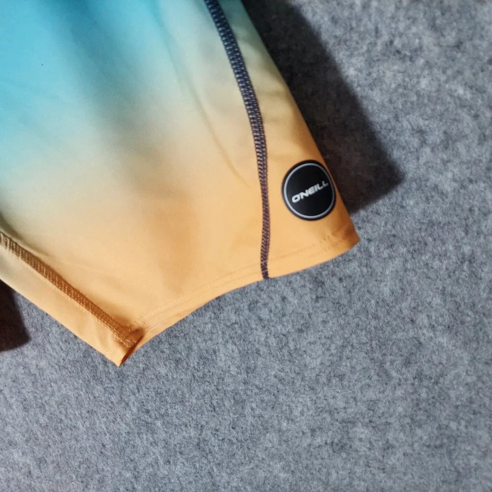 ONeill Mens 30 Board Shorts Ombre Blue‎ Swim Trunks Quick Dry Beach Comfort